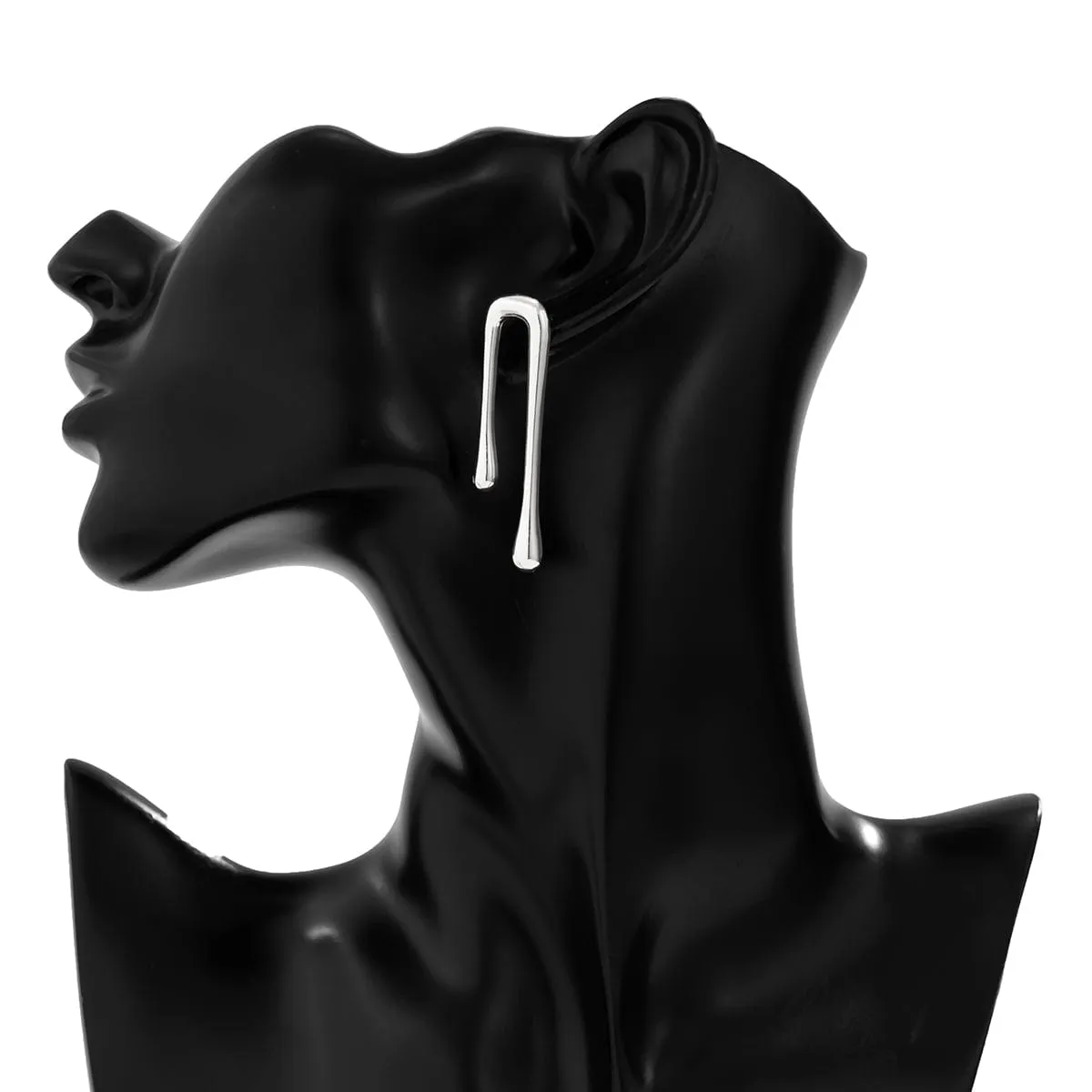 Geometric Glossy Flow Waterdrop Earrings