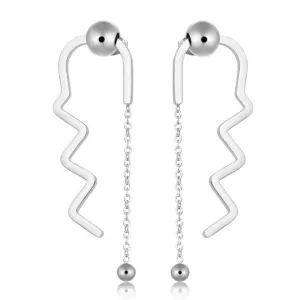 Glossy Arc Geometric Earring