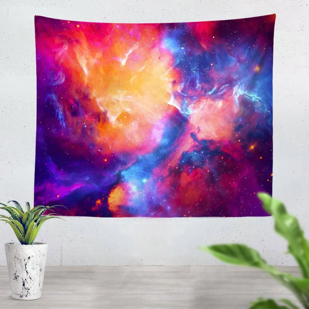 Glossy Galaxy Tapestry
