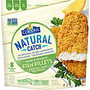 Gortons Smart Crunchy Breaded Fish 431g