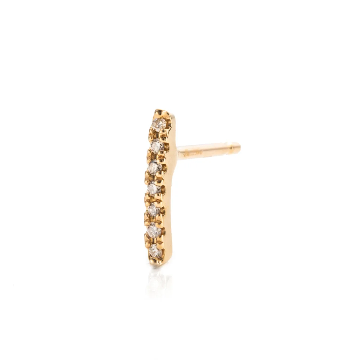 GOSSAMER Diamond Staple Earring