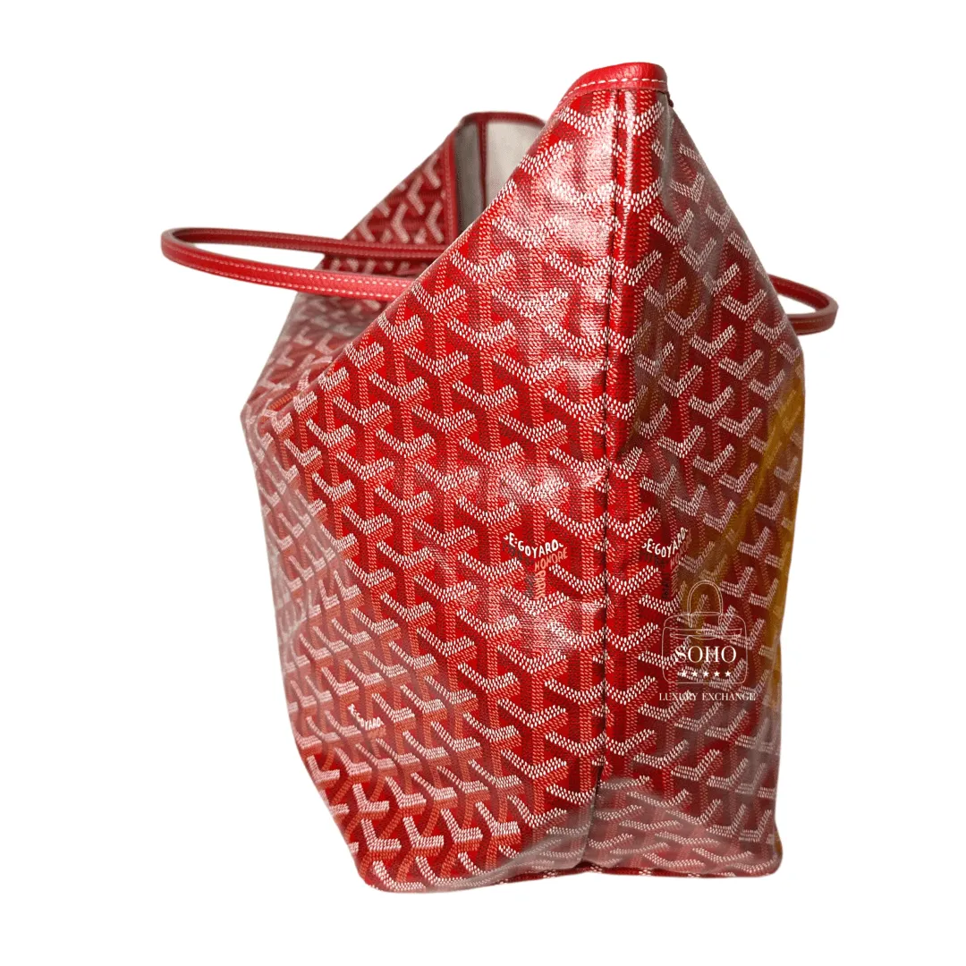 Goyard Red Goyardine Saint Louis GM Tote