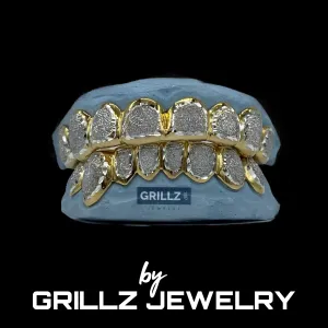 Grillz with shiny frames