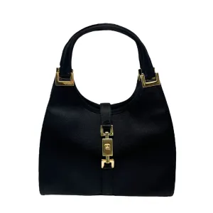 Gucci Black Satin Mini Jackie Bag