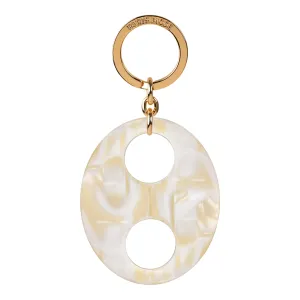 Haricot Large White Alba Keyring