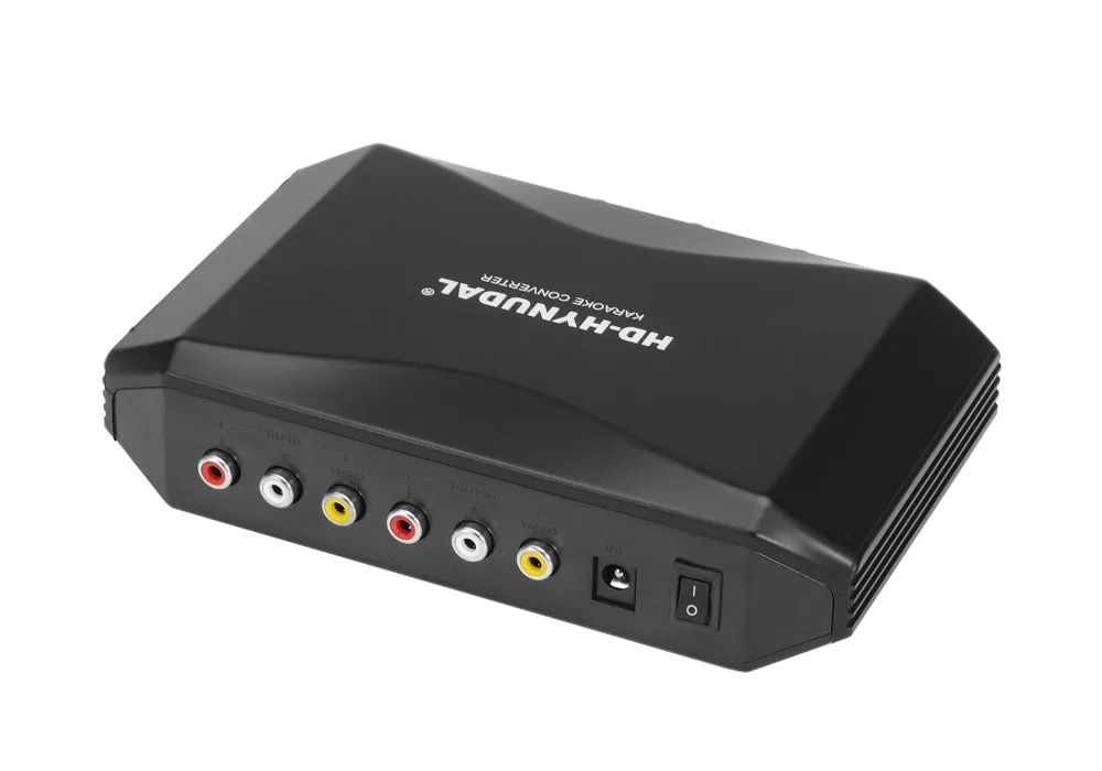 HD-Hynudal Karaoke Machine - Echo Mixer, Two Wireless Mics, YAMAHA Chipset, Supports Phone   PC