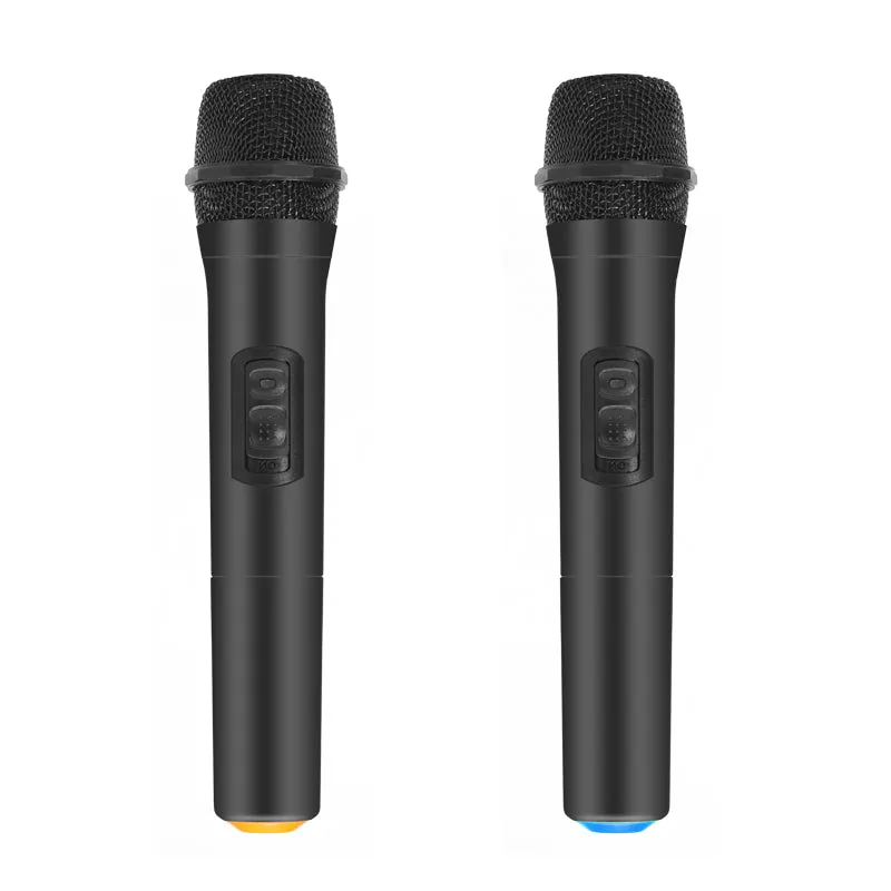 HD-Hynudal Karaoke Machine - Echo Mixer, Two Wireless Mics, YAMAHA Chipset, Supports Phone   PC