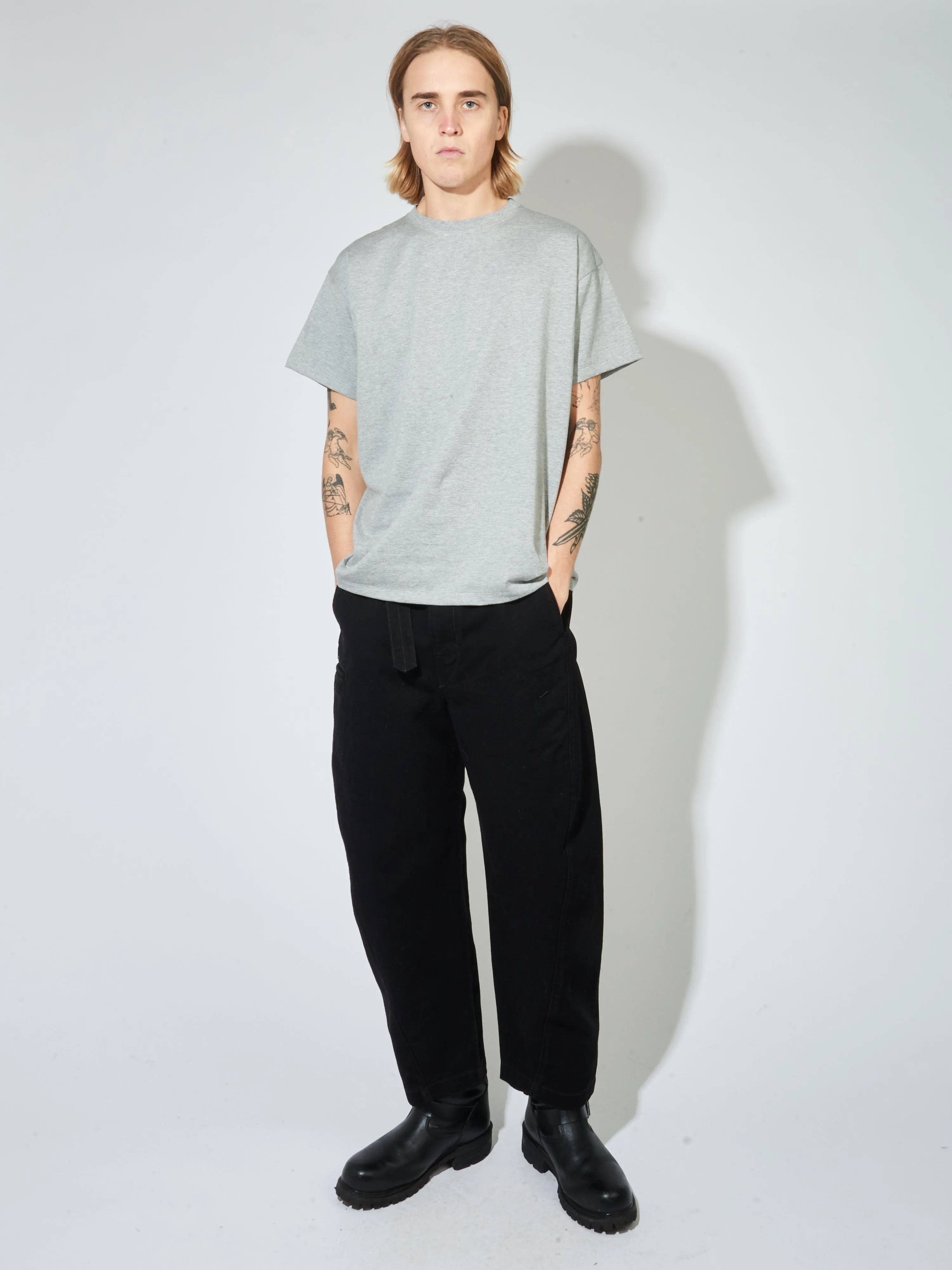 Heather Grey Staple Tee