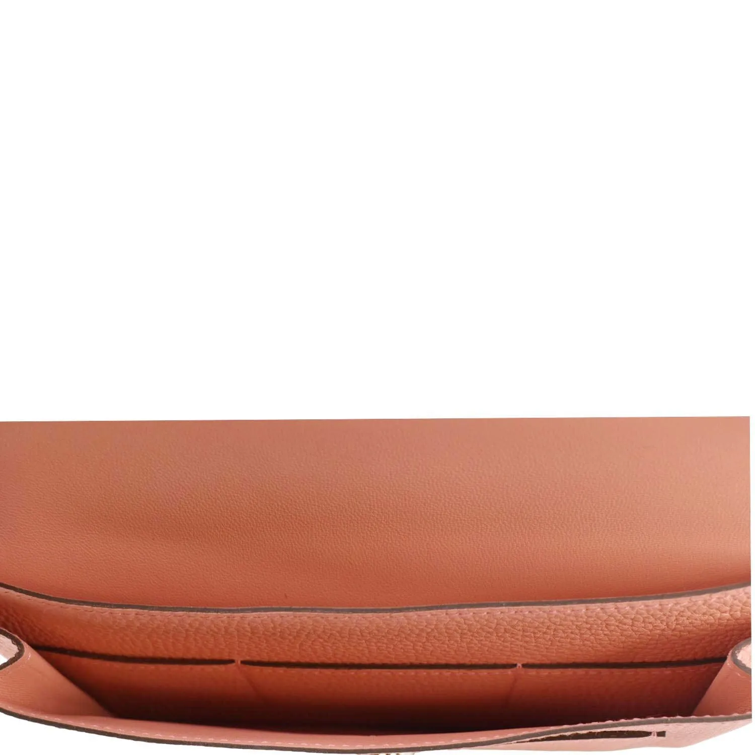 HERMES Dogon Duo Togo Leather Wallet Pink