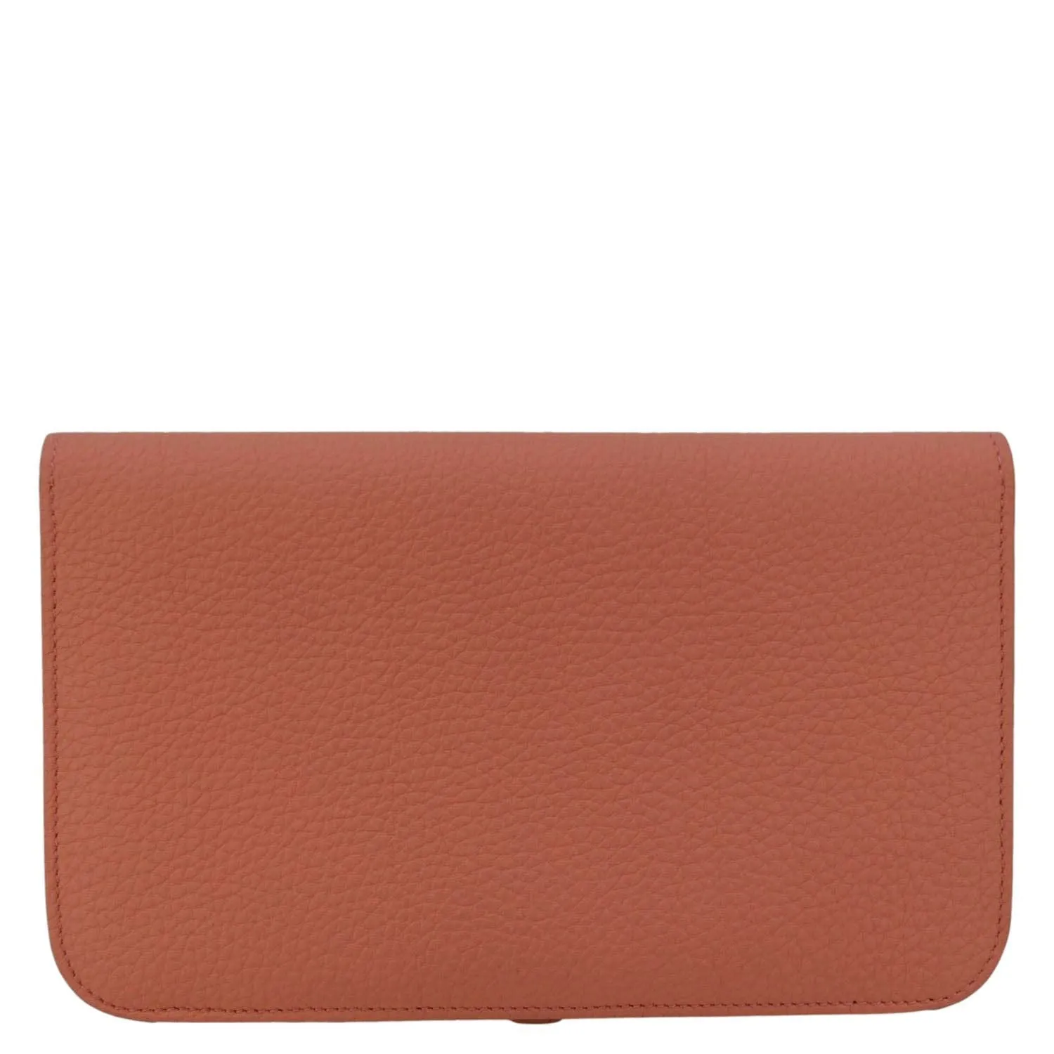 HERMES Dogon Duo Togo Leather Wallet Pink