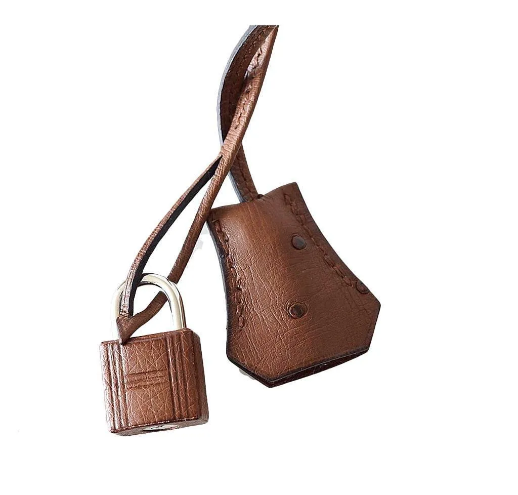 Hermès Birkin 35 Ostrich Etrusque Bag PHW