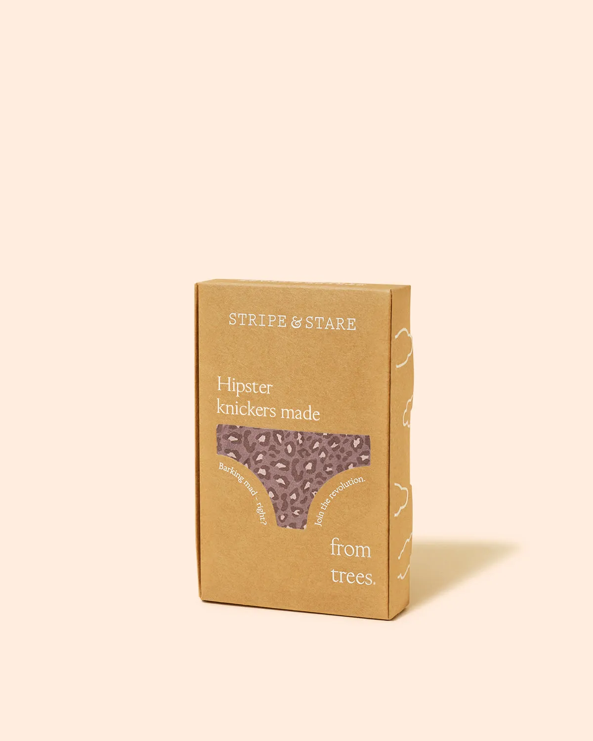 Hipster Knicker - Neutral Leopard Taupe