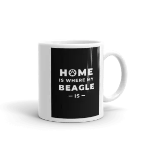 HOME IS WHERE MY BEAGLE IS Mug