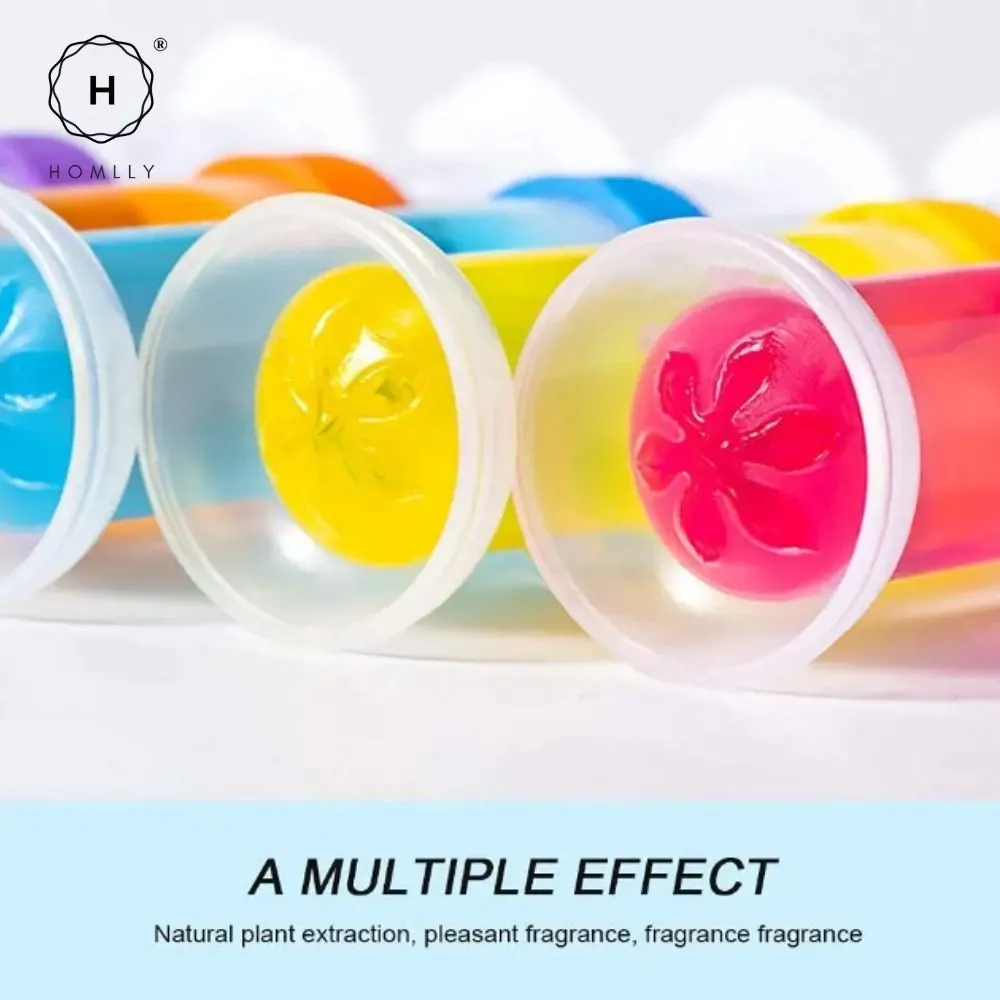 Homlly Fresh Flower Toilet Bowl Stamp Gels