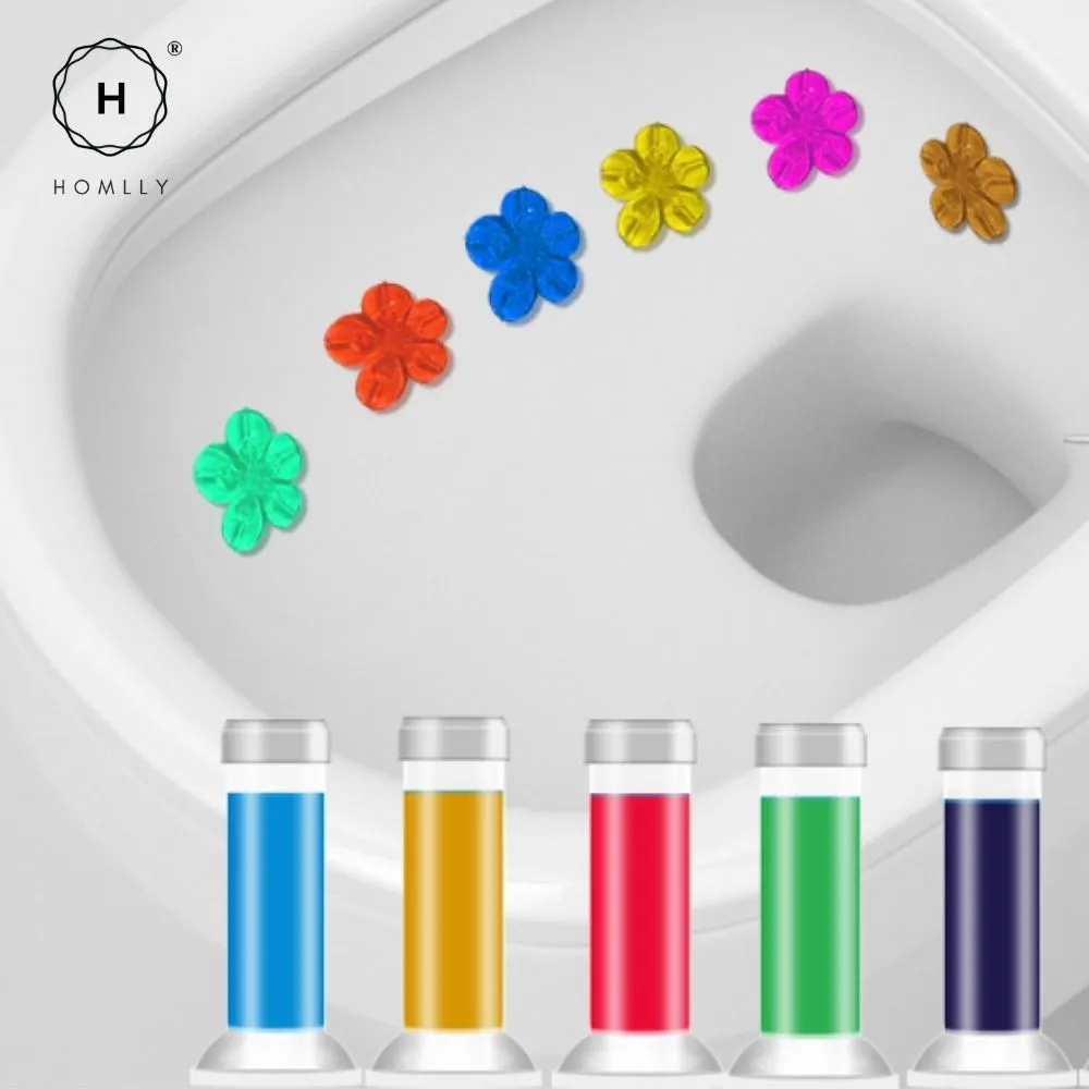 Homlly Fresh Flower Toilet Bowl Stamp Gels