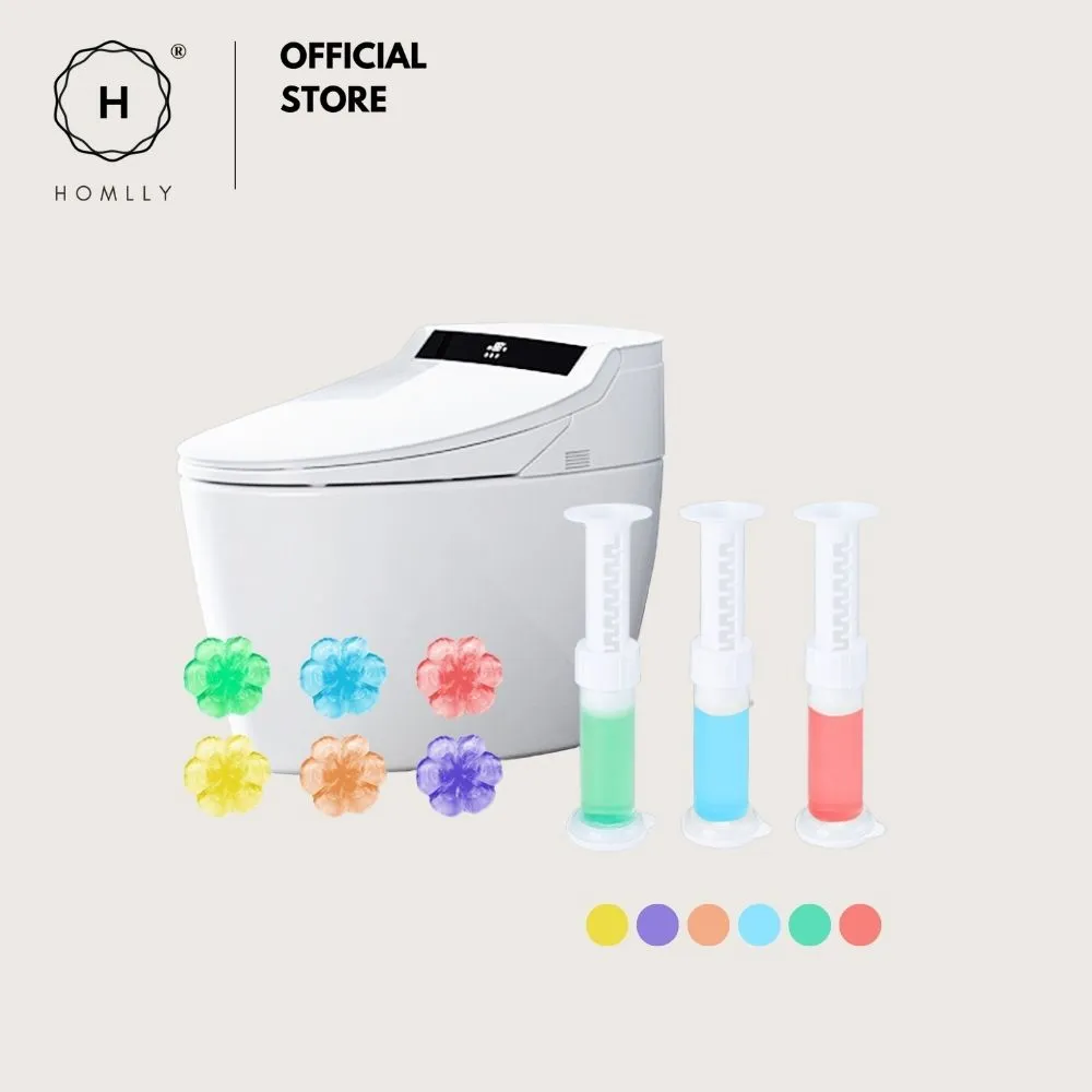Homlly Fresh Flower Toilet Bowl Stamp Gels