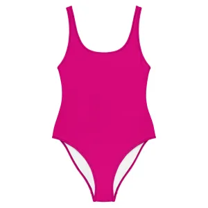 Hot Pink One Piece Swimsuit