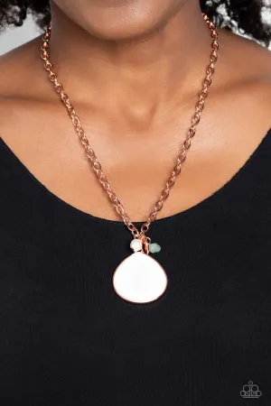 I Put A SHELL On You - Copper Necklace