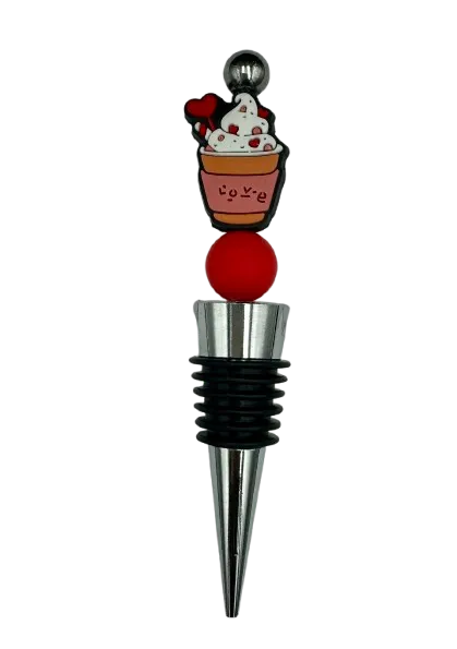 Ice Cream Love Wine Stopper