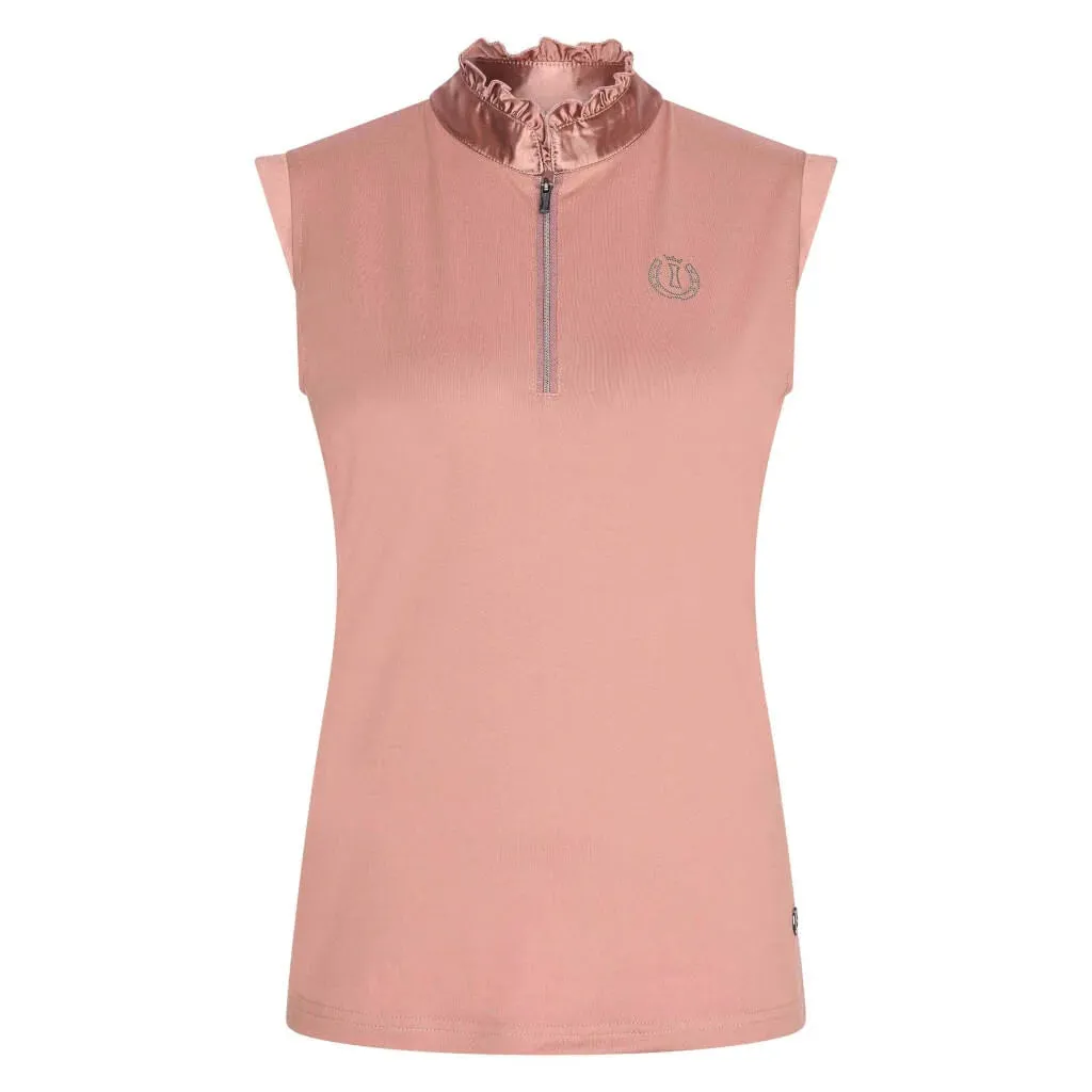 Imperial riding Anna Rosy sleeveless polo shirt