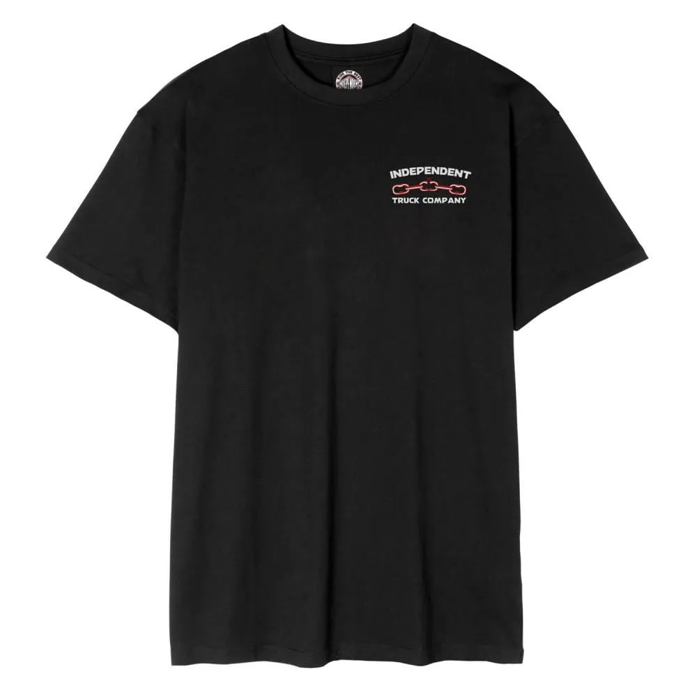 Independent T-Shirt Anytime Anywhere Chain - Black