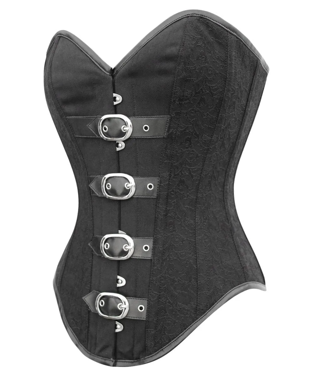 Instant Shape Gothic Buckle Up Overbust Corset