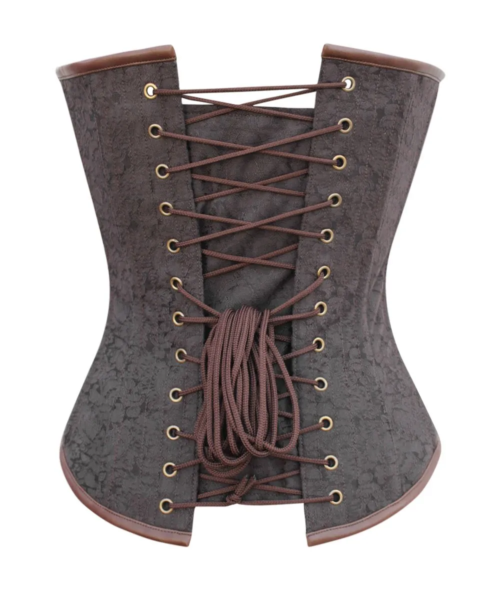 Instant Shape Gothic Buckle Up Overbust Corset