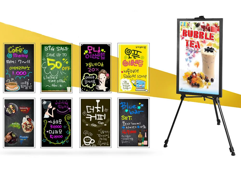 Intelligent 27-Inch Commercial Sign - Android OS, Audio Out, iOS   Android App