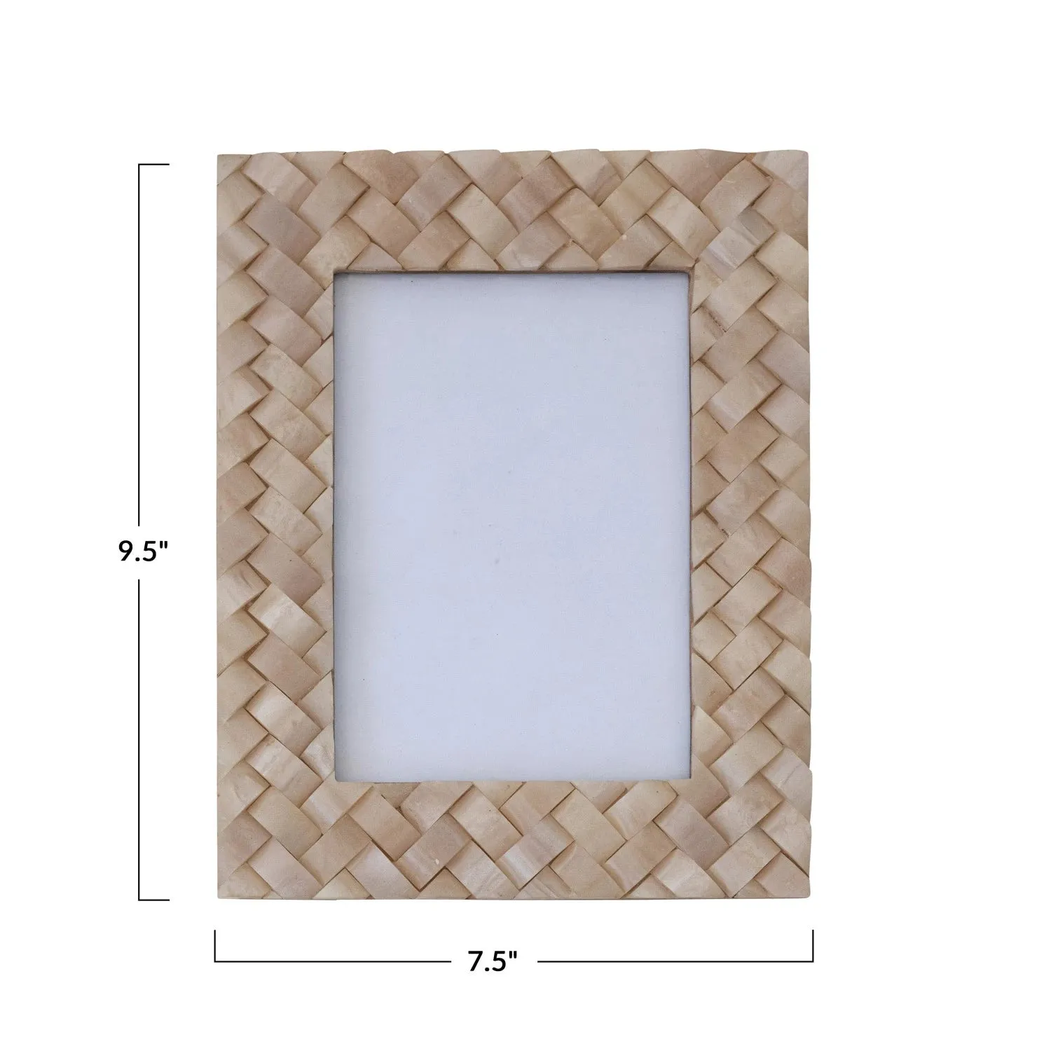 Ivory Woven Frame, 5x7