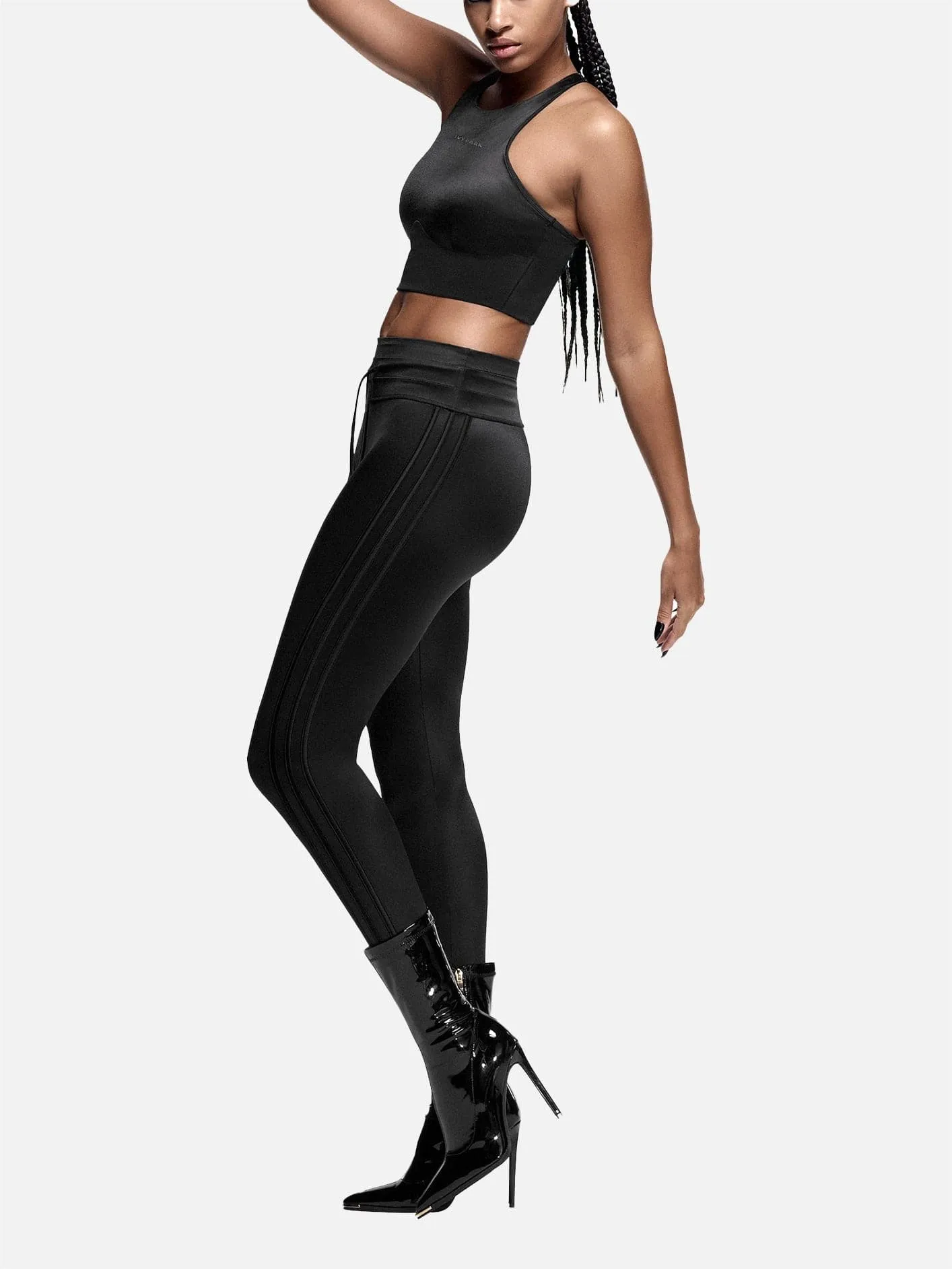 Ivy Park x adidas Shiny Bra - Black
