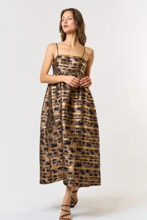 JACQUARD MIDI DRESS