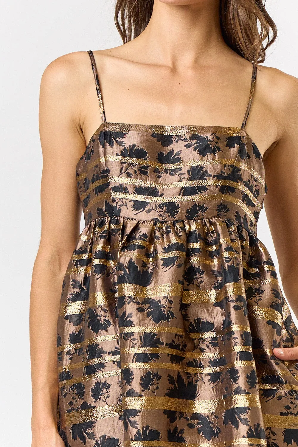 JACQUARD MIDI DRESS