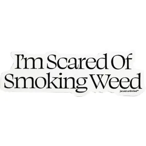 Jacuzzi - Scared Weed 5" Sticker
