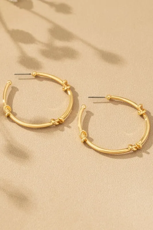 Jamie Thin Hoop Earrings