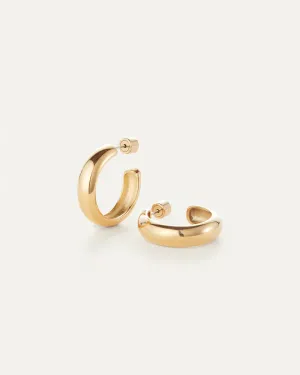 Jenny Bird - Staple Hoops Medium (Gold)