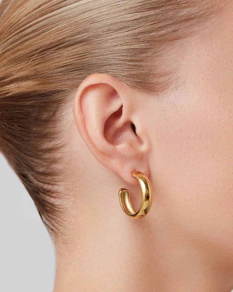 Jenny Bird - Staple Hoops Medium (Gold)