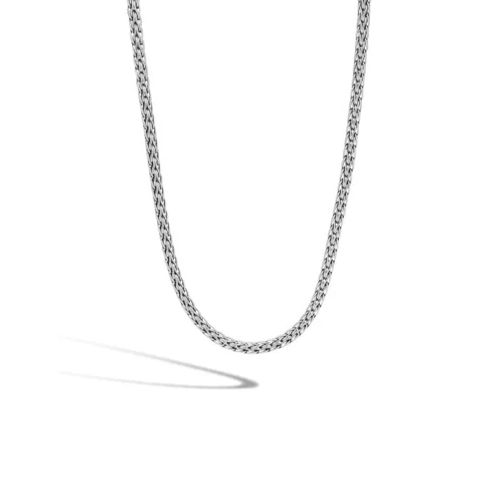John Hardy 20" Classic Chain Silver Slim Necklace 3.5mm