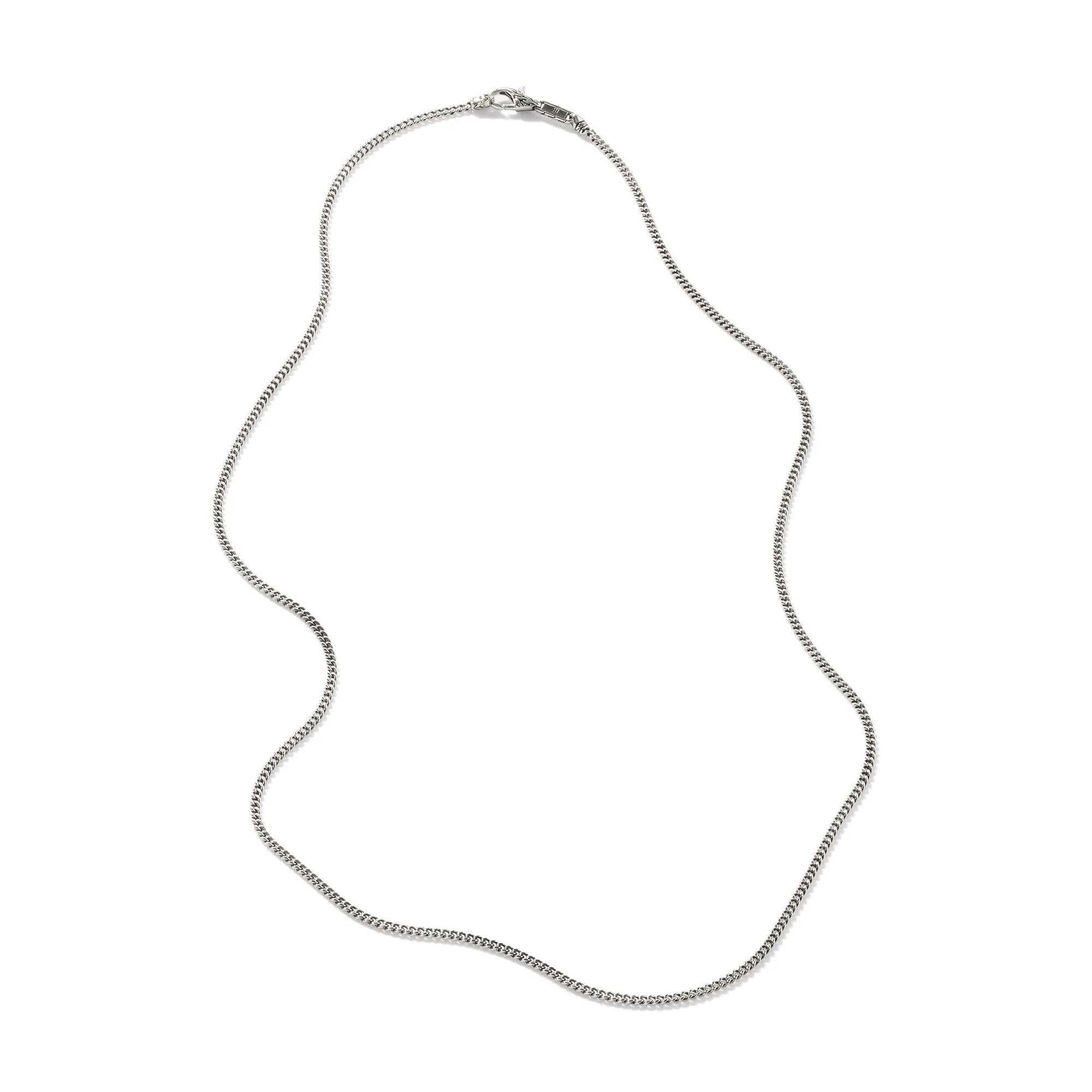 John Hardy 22" Silver 2.1mm Curb Chain Necklace