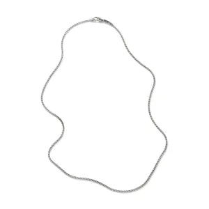 John Hardy 22" Silver 2.1mm Curb Chain Necklace
