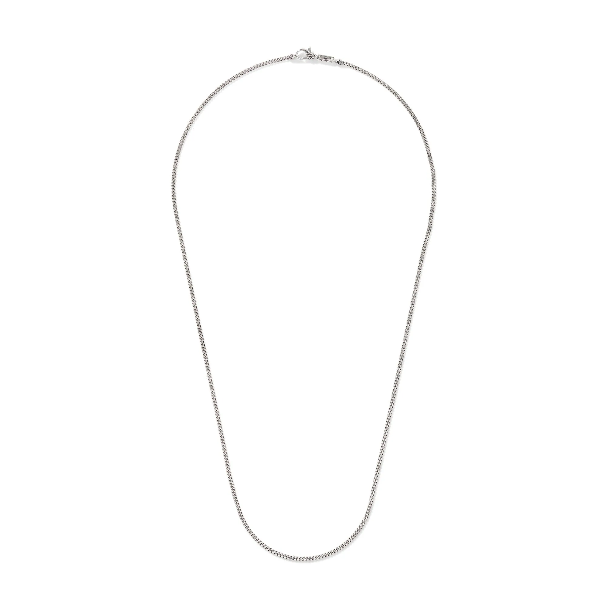 John Hardy 22" Silver 2.1mm Curb Chain Necklace