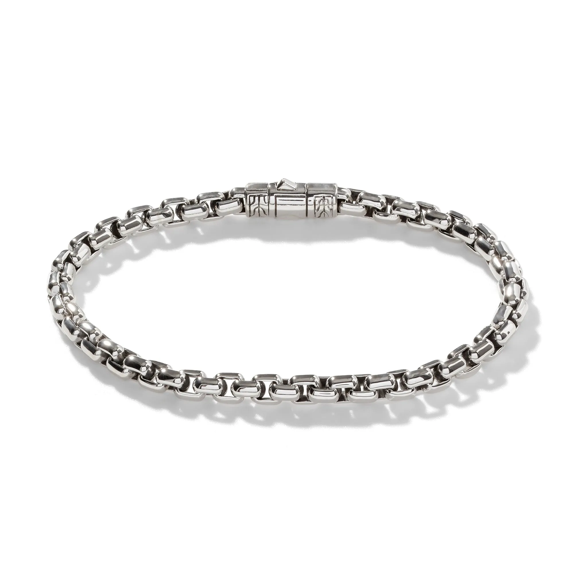 John Hardy Box Silver Chain Bracelet 4.8mm