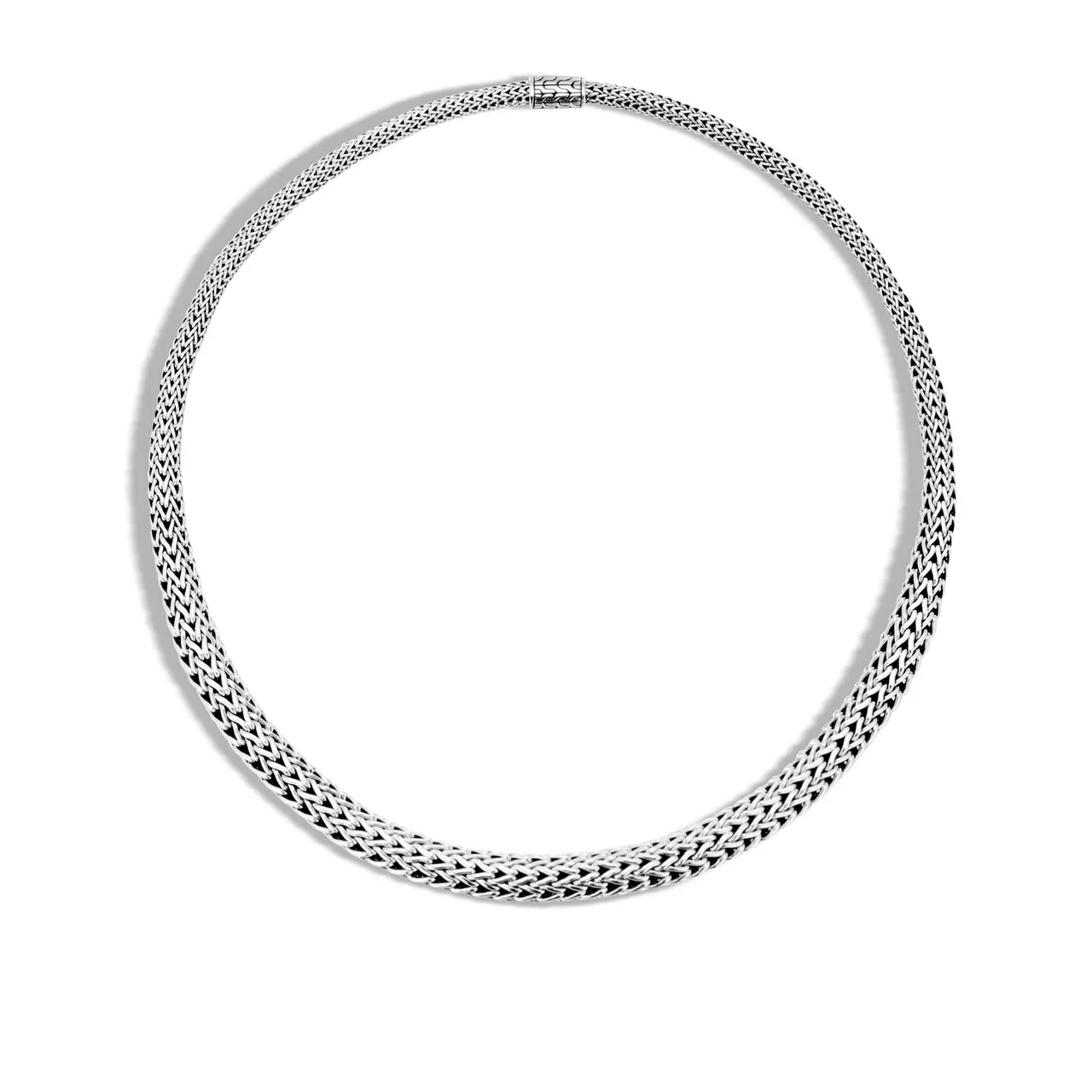 John Hardy Classic Chain 8.5mm Sterling Silver Graduated Necklace