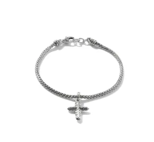 John Hardy Classic Chain Cross Charm Bracelet