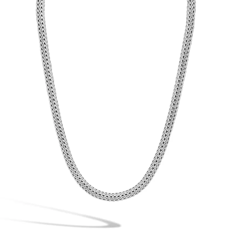 John Hardy Classic Chain Small Necklace with Chain Clasp in 18"
