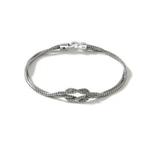 John Hardy Classic Chain Sterling Silver Double Row Bracelet, 1.8mm