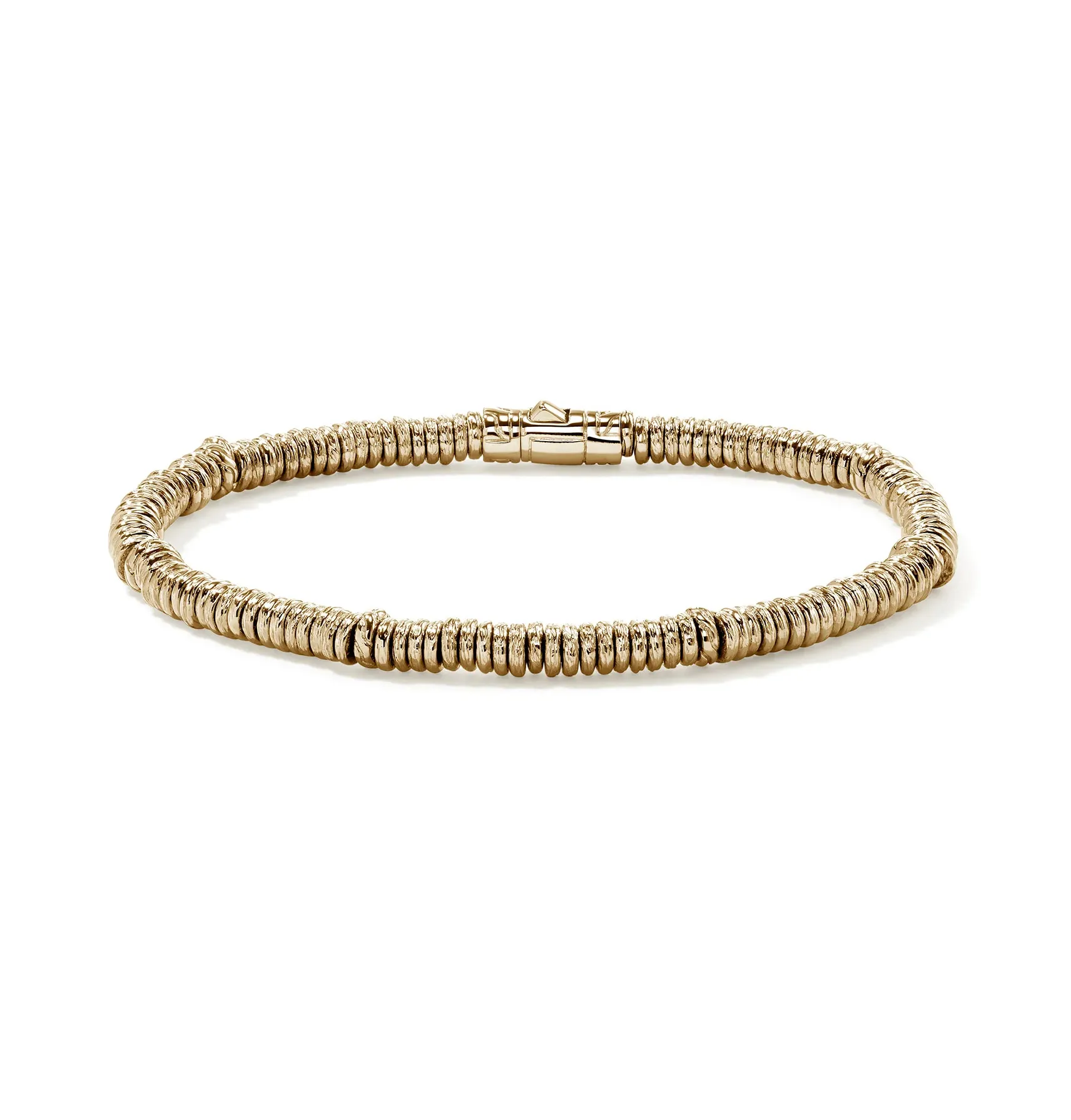 John Hardy Heishi Yellow Gold Bracelet