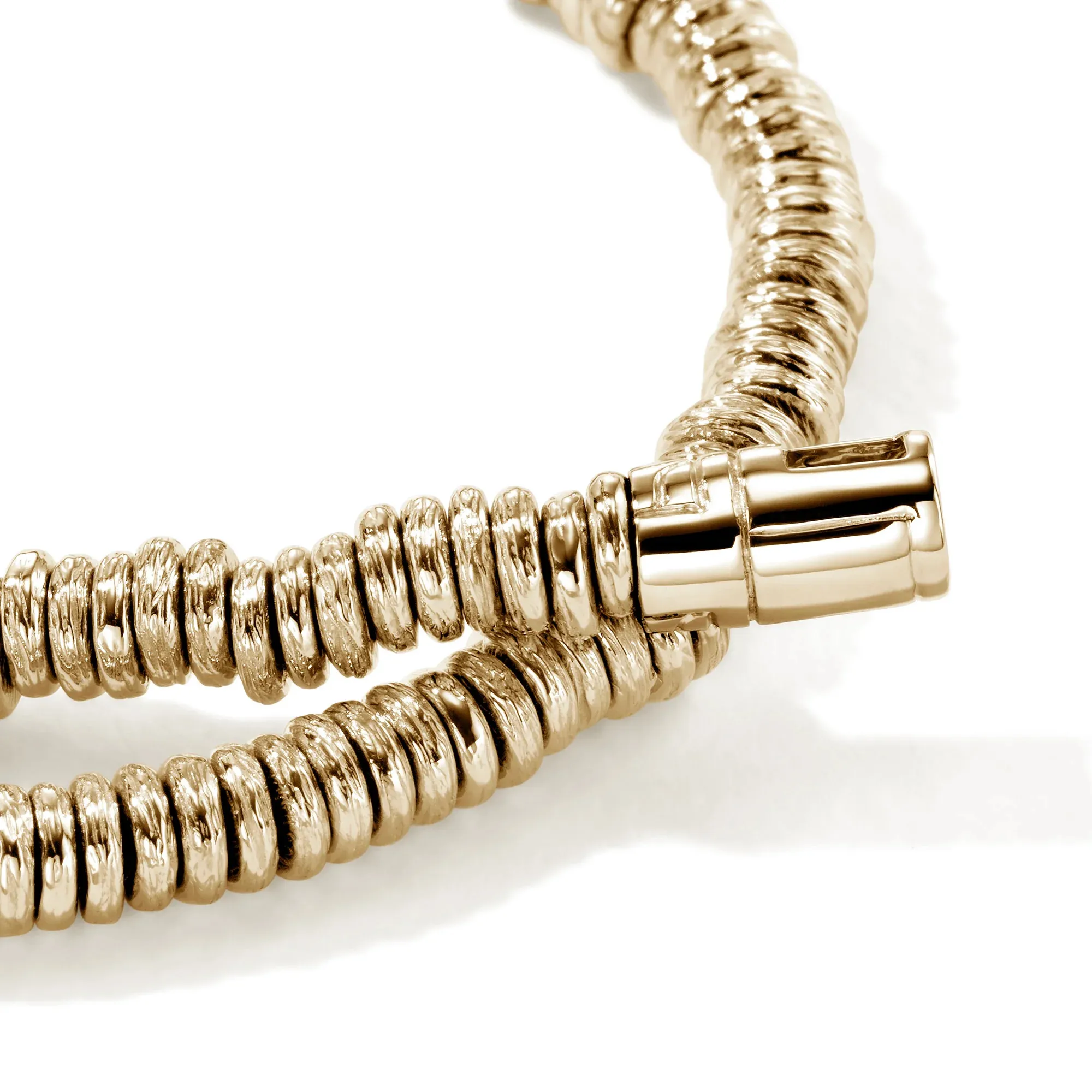 John Hardy Heishi Yellow Gold Bracelet