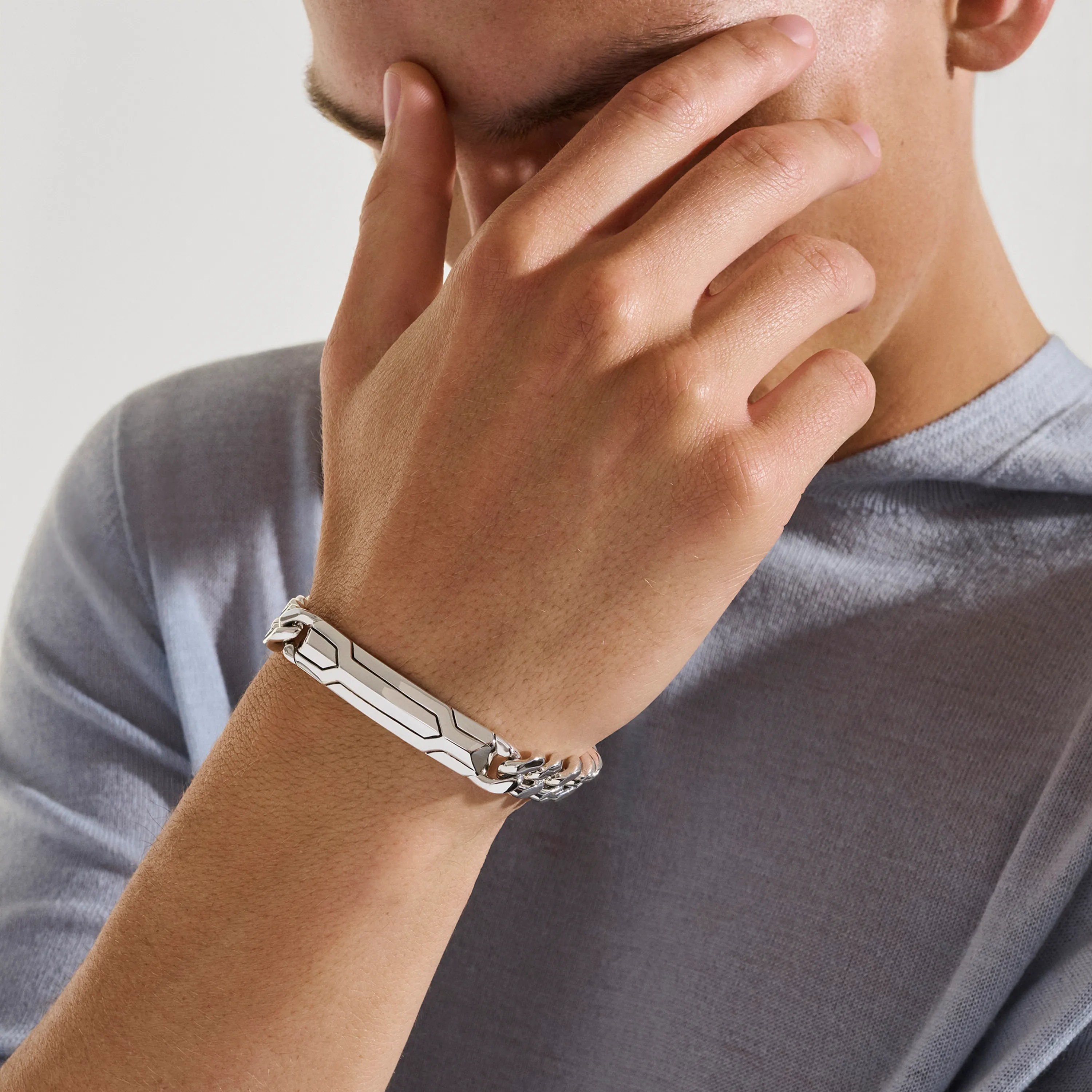 John Hardy Icon 50 Sterling Silver Curb Bracelet