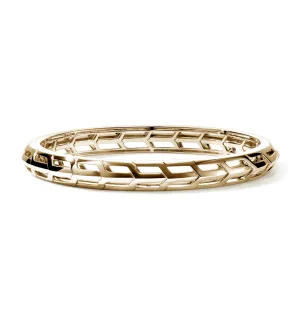 John Hardy Icon 50 Yellow Gold Hinged Bangle