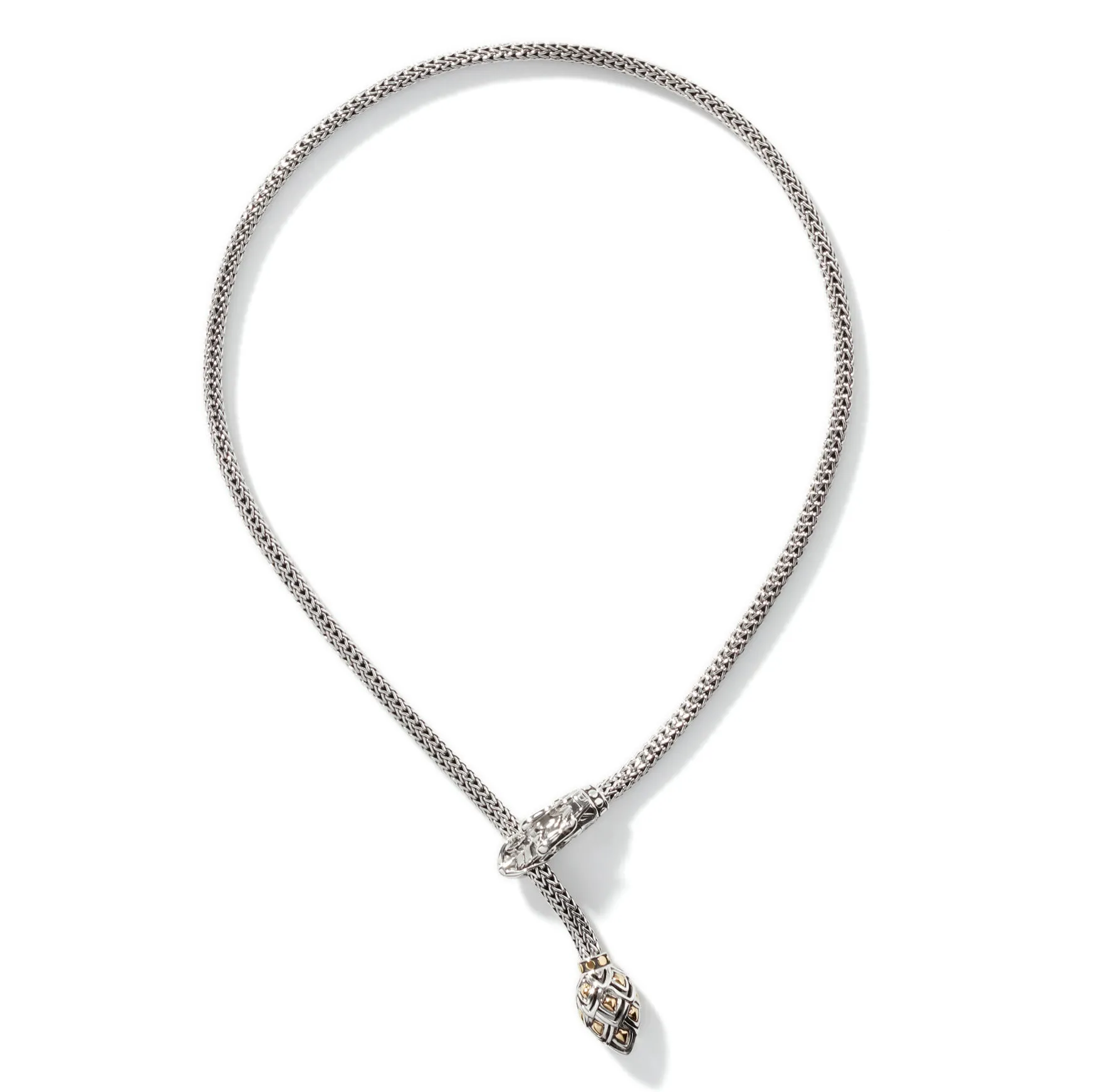John Hardy Legends Naga Dragon Head Chain Necklace